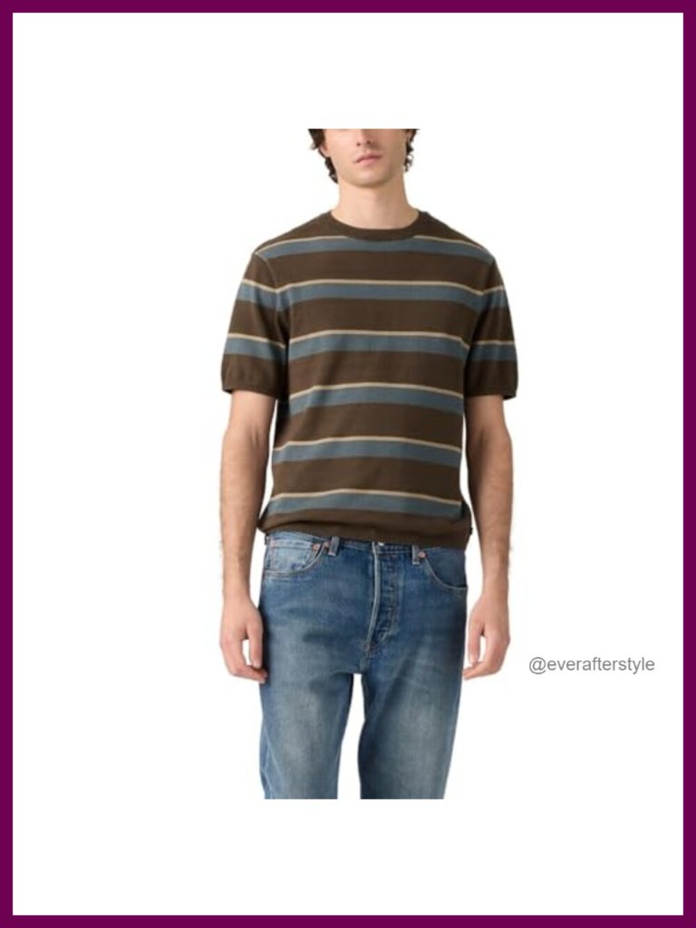 Levi's Men's Short Sleeve Sweater Tee Soft Jersey Cotton Crew Neck